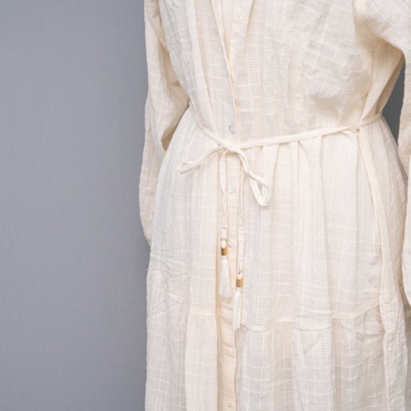 L*Space. Nepali Button Down Cotton Maxi Dress. - Picture 14 of 14
